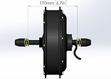 170mm dropout rear motorcycle motor drawing