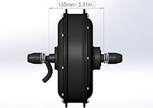20 inch 48V 52V 2000W front hub motor drawing